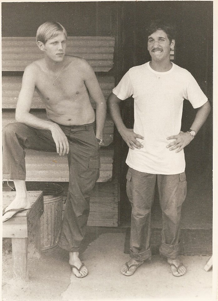 1970 Carl Buttermore and Jay Knipstein  wondering how the (Blank) they got there. Bunker-Photo.jpg